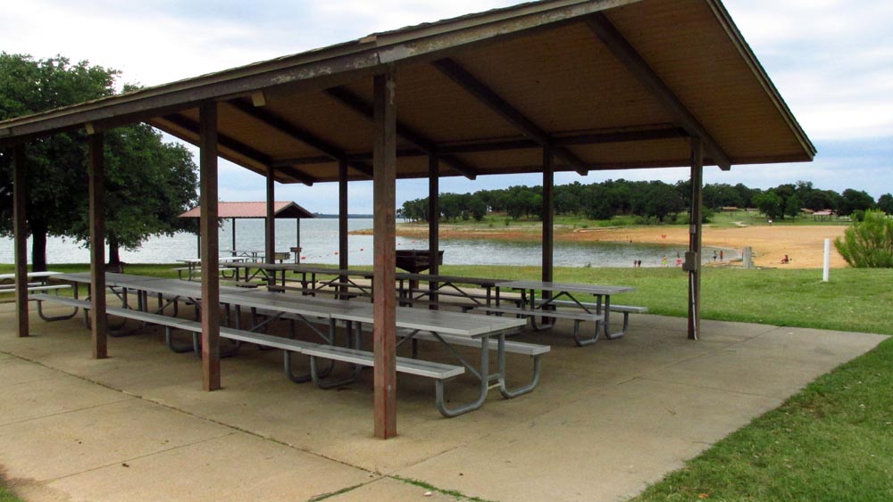 Group Picnic Pavilion 1 in the Isle du Bois Unit.