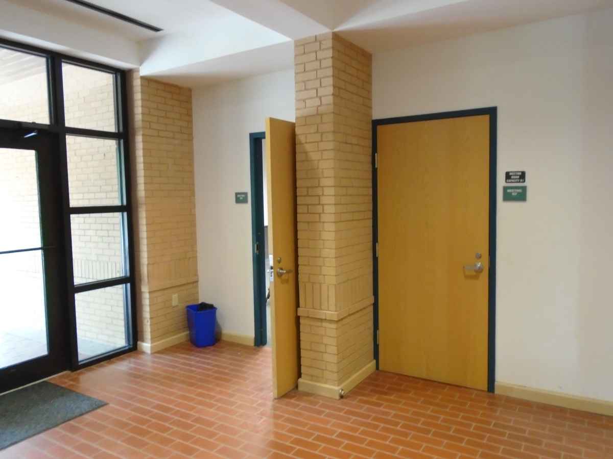 The entrance to the Meeting Room inside the Visitor's Center.  