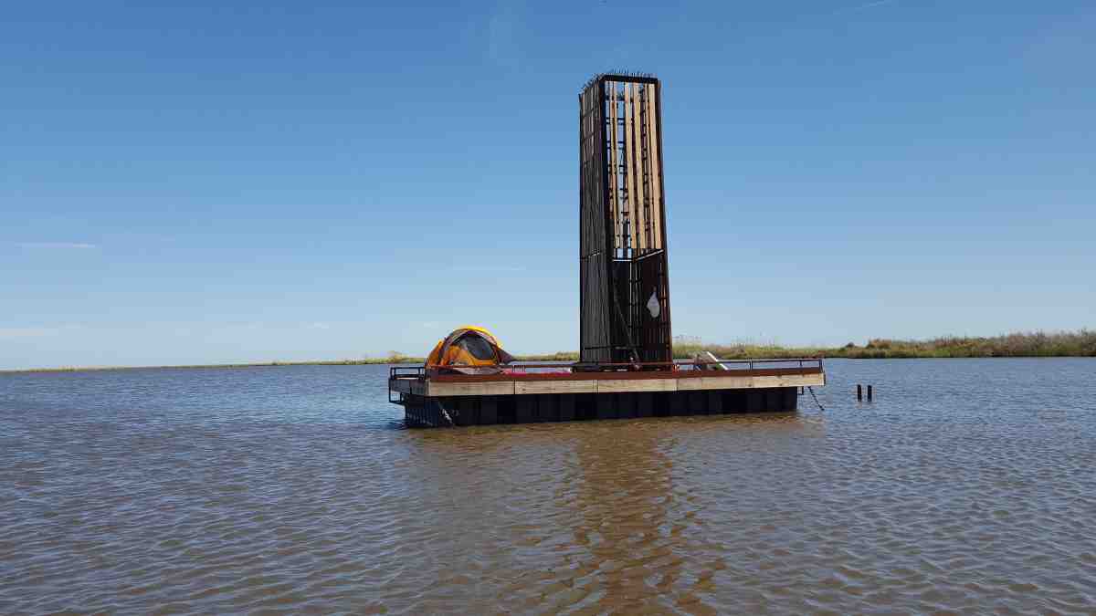 sea rim state park floating primitive campsite boat only