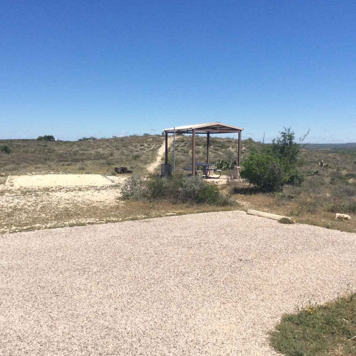 Campsite 19  in Desert Vista Camping Area.