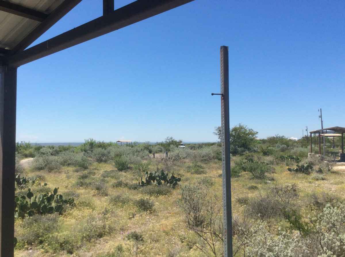 The lantern post at Campsite 2.