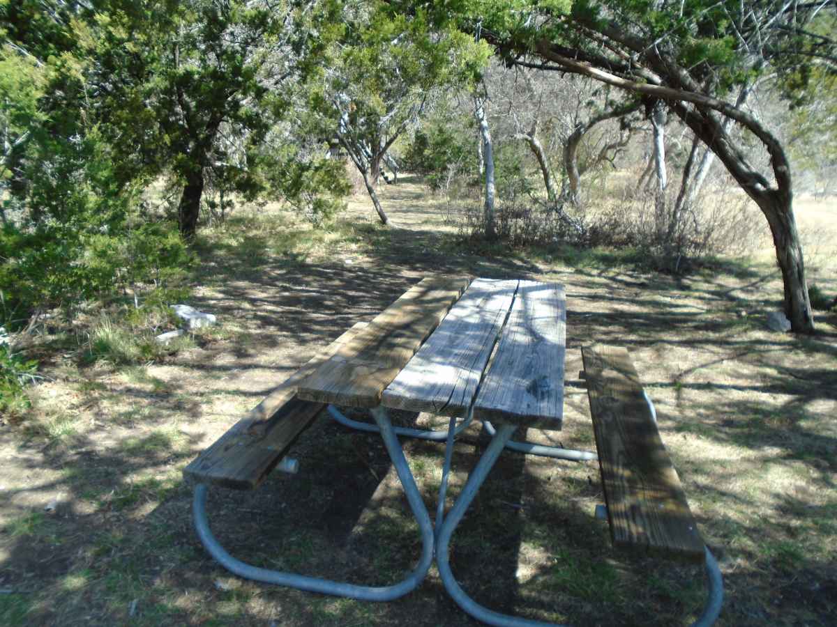 A primitive campsite. 