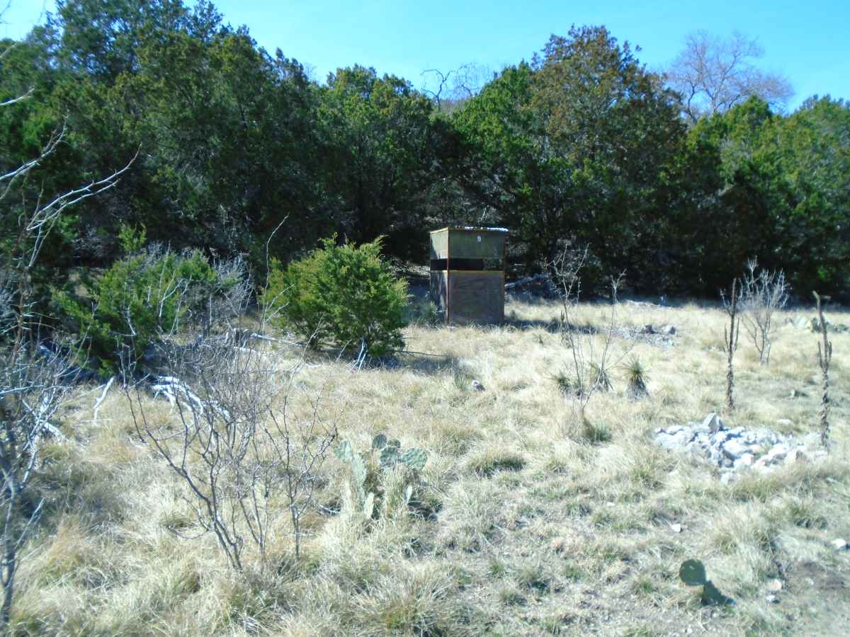 A bird/wildlife viewing blind is available in the Primitive Camping Area. 