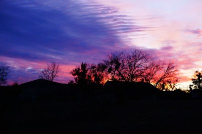 Sunset over the Park HQ.