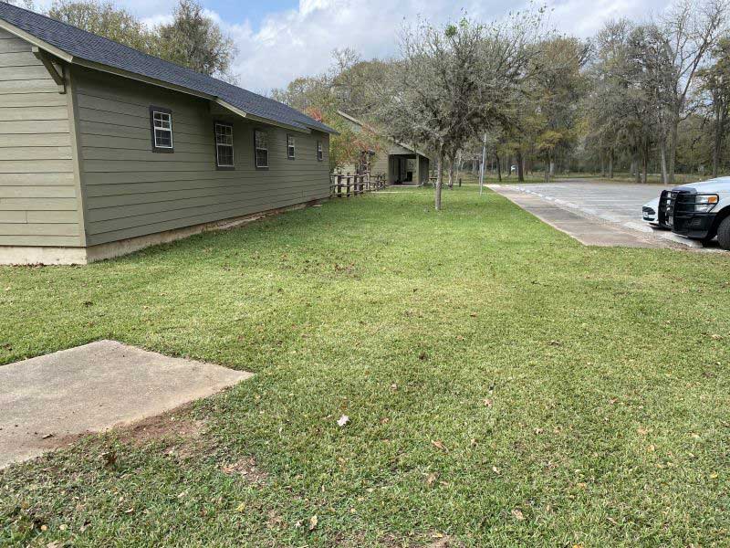 SFA Bullinger Group Hall Lodge Sidewalk Gap