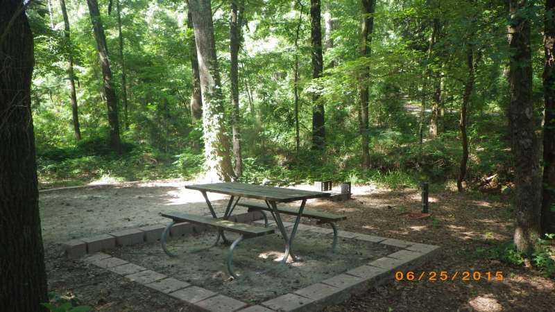 Basic Campsite #148 in the Sumac Bend area