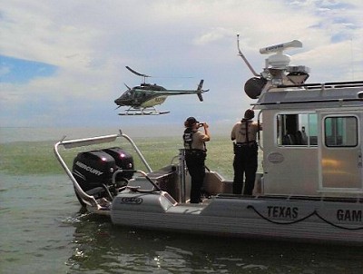 Helicopter and Patrol Vessel