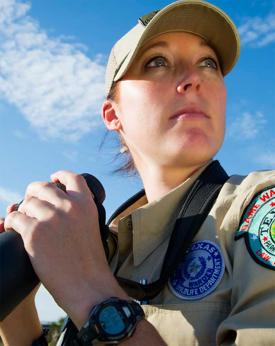 Game wardens patrol the waters of Lake Somerville for Labor Day weekend